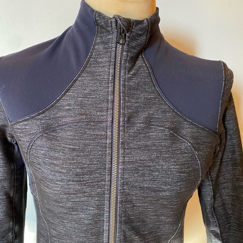 lululemon forme jacket slub denim - Picture 3 of 5